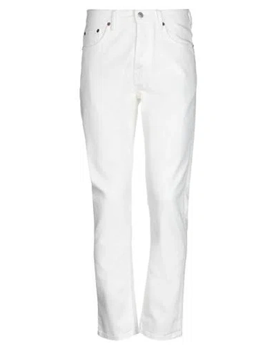 Acne Studios Denim Pants In White