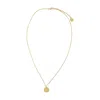 Acne Studios Denim Rivet Necklace In Gold