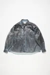 Acne Studios Denim Shirt - Relaxed Fit In Silver,blue