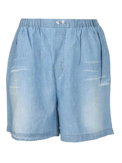 Acne Studios Acen Studios Shorts Men In Blue