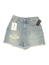 Acne Studios Denim Shorts In Blue