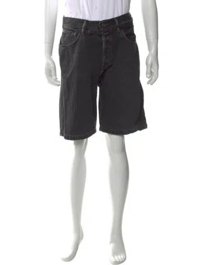 Pre-owned Acne Studios Denim Shorts In Gray
