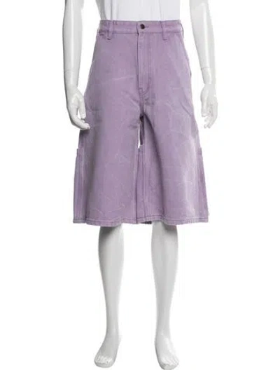 Pre-owned Acne Studios Denim Shorts In Purple
