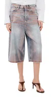 Acne Studios Light Blue Relaxed Flat Front Pants In Blue