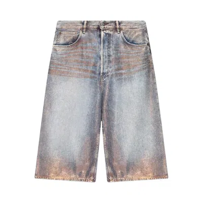Pre-owned Acne Studios Denim Shorts 'rose Copper/light Blue' | Men's Size L