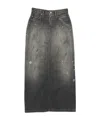 Acne Studios Denim Skirt In Black