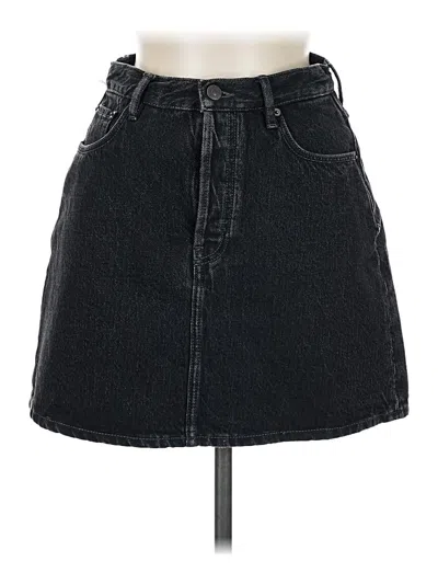 Acne Studios Denim Skirt In Black