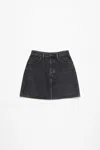 Acne Studios Denim Skirt In Black