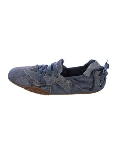 Pre-owned Acne Studios Denim Sneakers In Blue