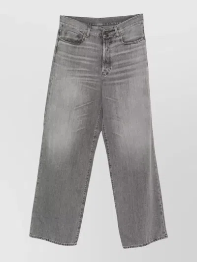 Acne Studios Faded-effect Jeans In Gray