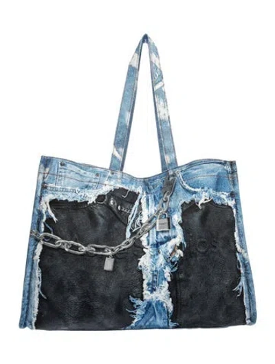 Pre-owned Acne Studios Denim Tote In Blue