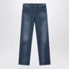 Acne Studios Blue Denim Trousers Women In Blue