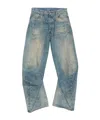 Acne Studios Denim Trousers With Belt Loops