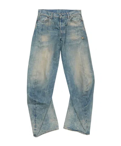 Acne Studios Denim Trousers With Belt Loops