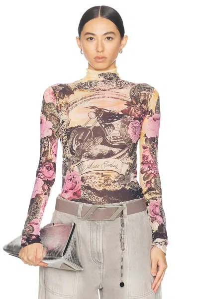 Acne Studios Multicolor Printed Turtleneck