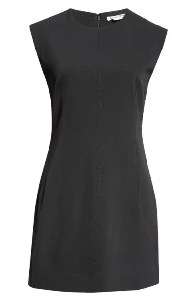 Acne Studios Devy A-line Minidress In Black