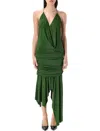 Acne Studios Women's Dikata Strap Dress In Green