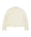 Acne Studios Distressed Chunky-knit Jumper In White