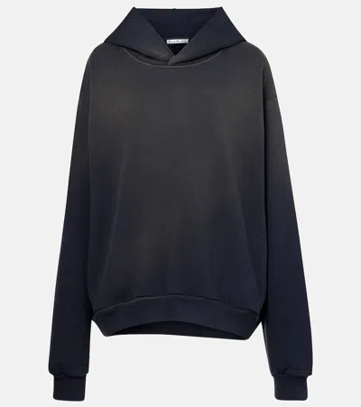 Acne Studios Distressed Cotton-blend Jersey Hoodie
