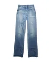 Acne Studios Distressed-effect Bootcut Jeans In Blue