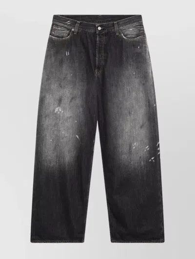 ACNE STUDIOS DISTRESSED EFFECT FIVE-POCKET JEANS