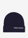 Acne Studios Logo Hat In Black