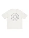 Acne Studios Distressed Logo-printed T-shirt In White