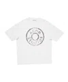 Acne Studios Distressed Logo-printed T-shirt In White