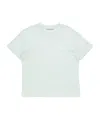 Acne Studios Distressed Logo T-shirt In Green