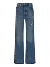 ACNE STUDIOS DISTRESSED MID-RISE JEANS