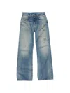 Acne Studios Distressed Regular-fit Jeans In Blue
