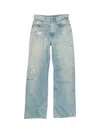 Acne Studios Distressed Regular-fit Jeans In Blue