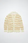 Acne Studios Ssense Exclusive Beige Cardigan In Off White,ecru