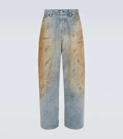 Acne Studios 2023m Penicillin Denim Jeans In Mid Blue