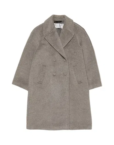 ACNE STUDIOS DOUBLE ALPACA COAT GREY