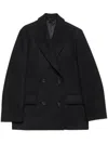 Acne Studios Double-breast Blazer In Black