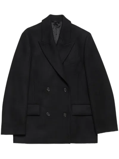 Acne Studios Double-breast Blazer In Black