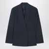 Acne Studios Double-breasted Pinstripe Jacket In Black