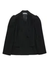 Acne Studios Double-breasted Blazer In Black