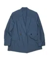 Acne Studios Double-breasted Blazer In Blue