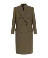 Acne Studios Double-breasted Houndstooth Coat In Brown