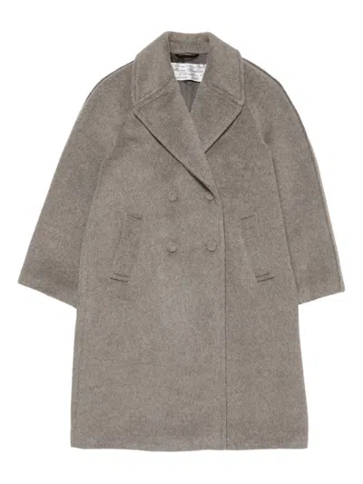 Acne Studios Double-breasted Wool-blend Coat In Gray