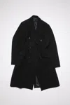 Acne Studios Double-breasted Wool Coat In Black