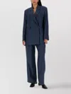 Acne Studios Double-breasted Wool Jacket Flap Pockets In Multi