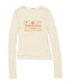 Acne Studios Double-layered Long Sleeve T-shirt In White