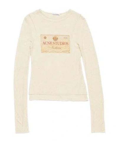 ACNE STUDIOS ACNE STUDIOS LOGO PRINTED LAYERED LONG-SLEEVE T-SHIRT