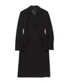Acne Studios Wool Double-breasted Coat In Black