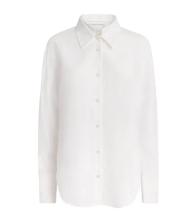 Acne Studios Double-layer Collared Shirt In White