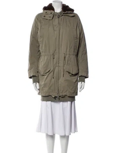 Pre-owned Acne Studios Down Coat In Green