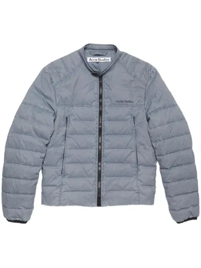 Acne Studios Down Jacket In Blue